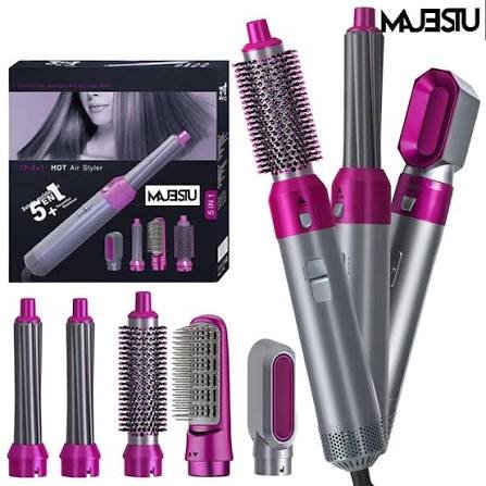 5-in-1 Electric Hair Dryer & Styler Brush